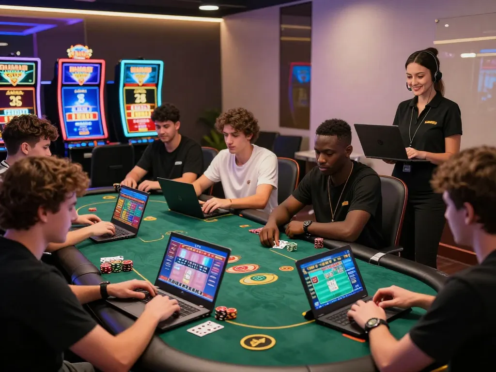 Players enjoying excitement at MM88 online gaming platform with dynamic interactions and vibrant gaming atmosphere.