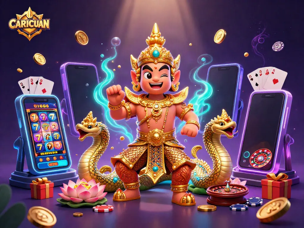 Experience immersive gameplay with CARICUAN's vibrant slot games and engaging casino atmosphere.