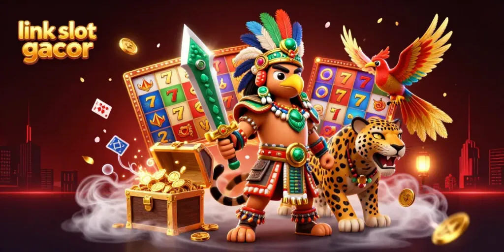 Mendapatkan jackpot maksimum dengan slot gacor lalu memanjakan mata dengan gambar karakter Aztec dan elemen menang