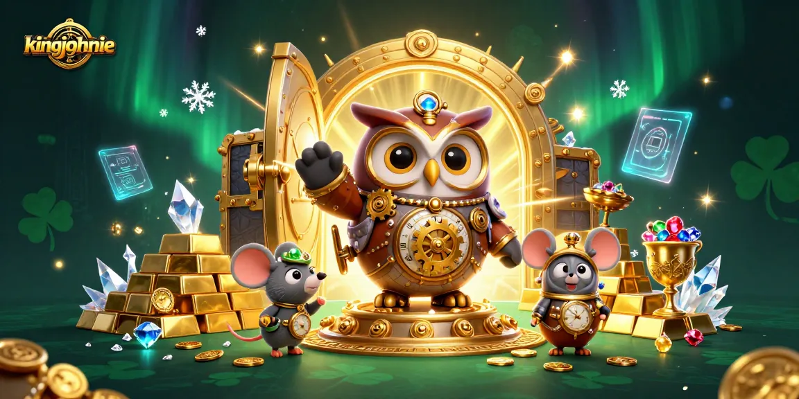 Win big with kingjohnnie in a colorful steampunk casino adventure filled with treasures and games.