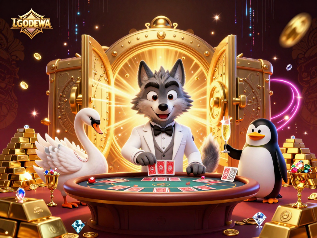 Experience superior gaming with LGODEWA's thrilling casino atmosphere featuring engaging characters and rich visuals.