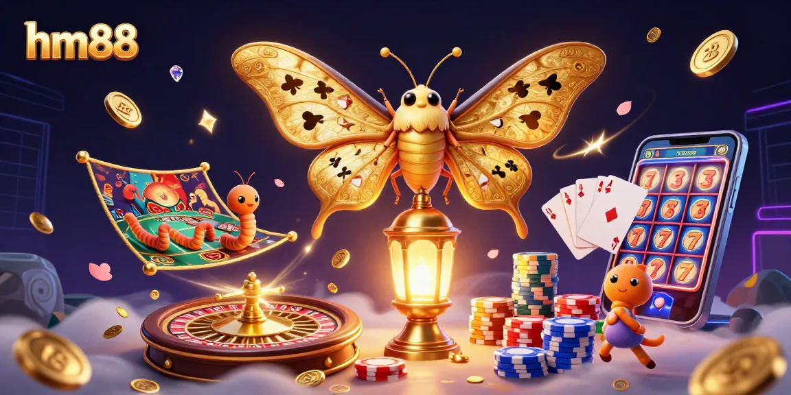 Engage in thrilling gameplay at hm88 with rich visuals of vibrant casino elements and game features.