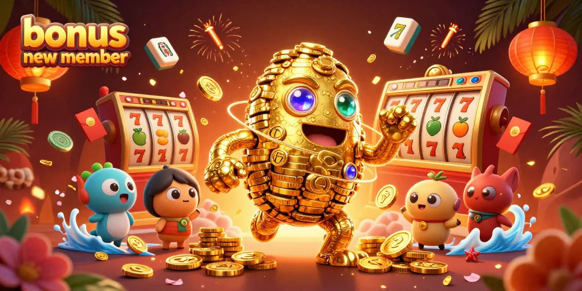 Raih bonus new member 100% dan nikmati keseruan permainan slot dengan grafis menarik.