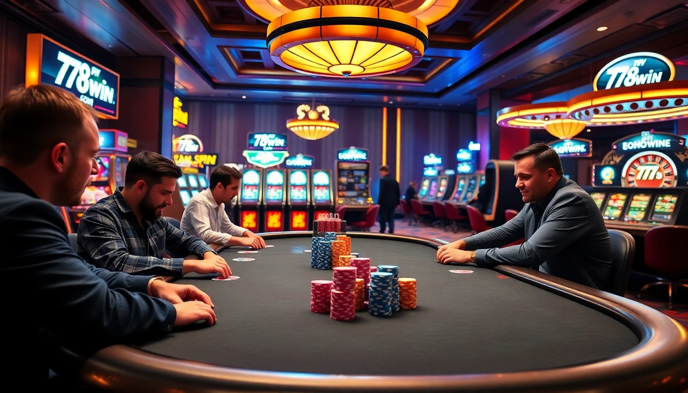 Experience thrilling action at 78win com with lively poker games and sparkling casino ambiance.
