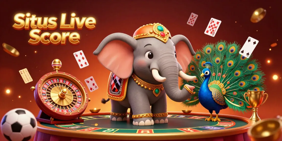 Situs Live Score offers thrilling sports betting excitement with lively elements and engaging visuals.