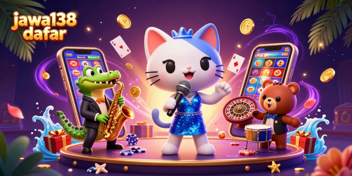 Menang dengan jawa138 daftar melalui seniman musik 3D dalam kasino yang terinspirasi oleh permainan slot.