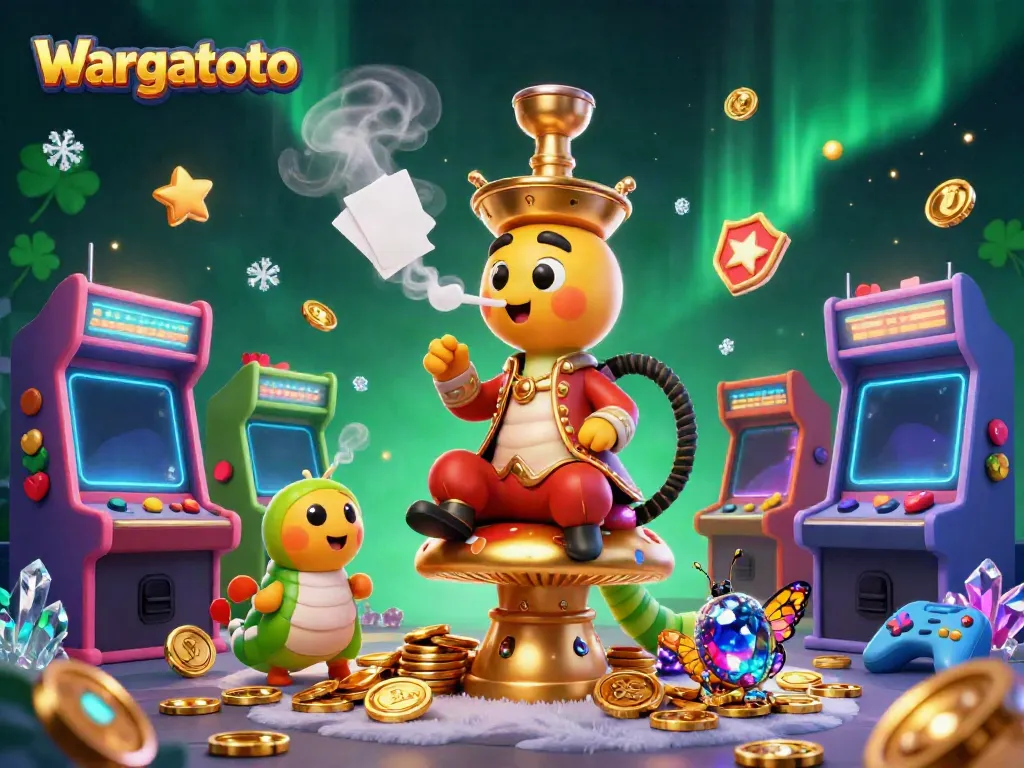Wargatoto menghadirkan ilustrasi 3D kasino dengan makhluk unik dan elemen permainan yang menarik.