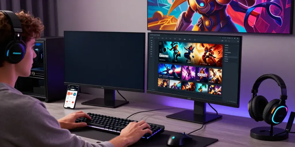 Pengguna QQGOBET menjelajahi platform permainan online dengan antarmuka modern dan perangkat gaming lengkap.