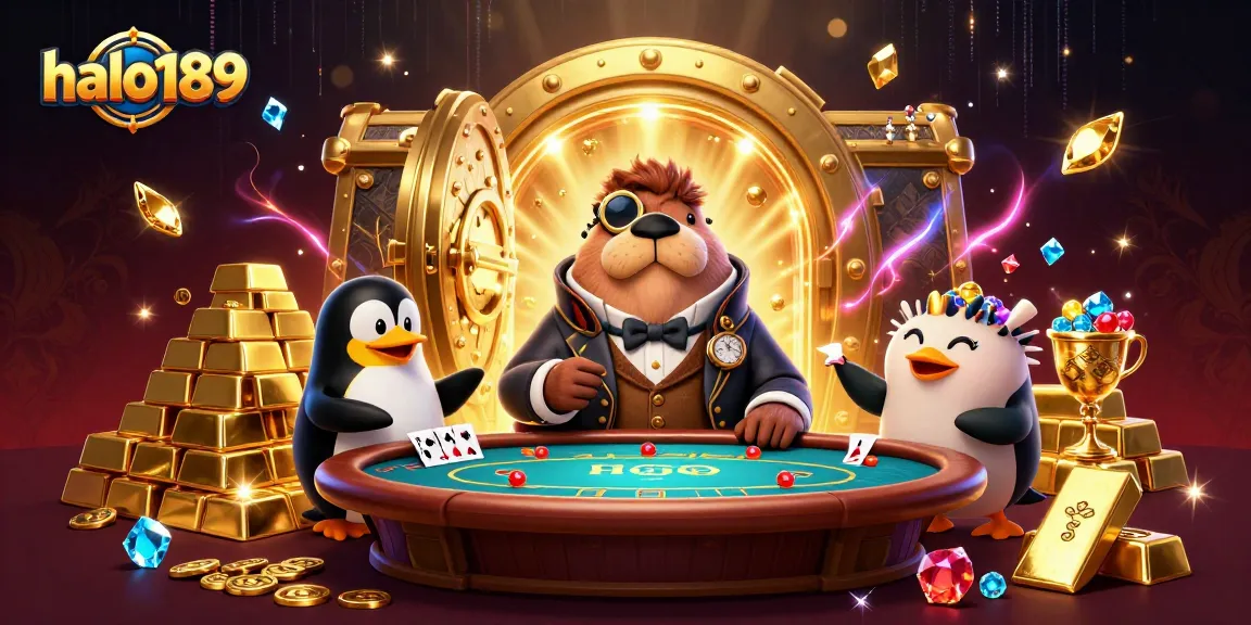 Join the excitement at halo189 while the jolly walrus plays poker with unique underwater characters.