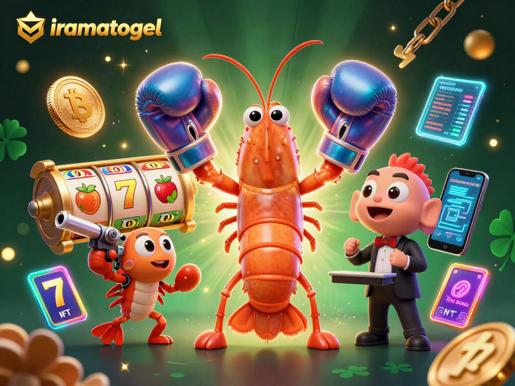 Gambarkan iramatogel dengan karakter udang mantis, udang pistol, dan grouper dalam permainan slot yang mengasyikkan.