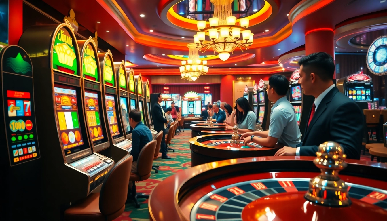 Engage with nama nama situs judi slot online in an immersive casino scene filled with excitement.