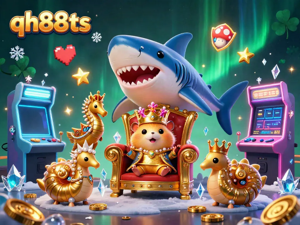 Experience thrilling gameplay at qh88ts with festive casino vibe featuring vibrant characters.