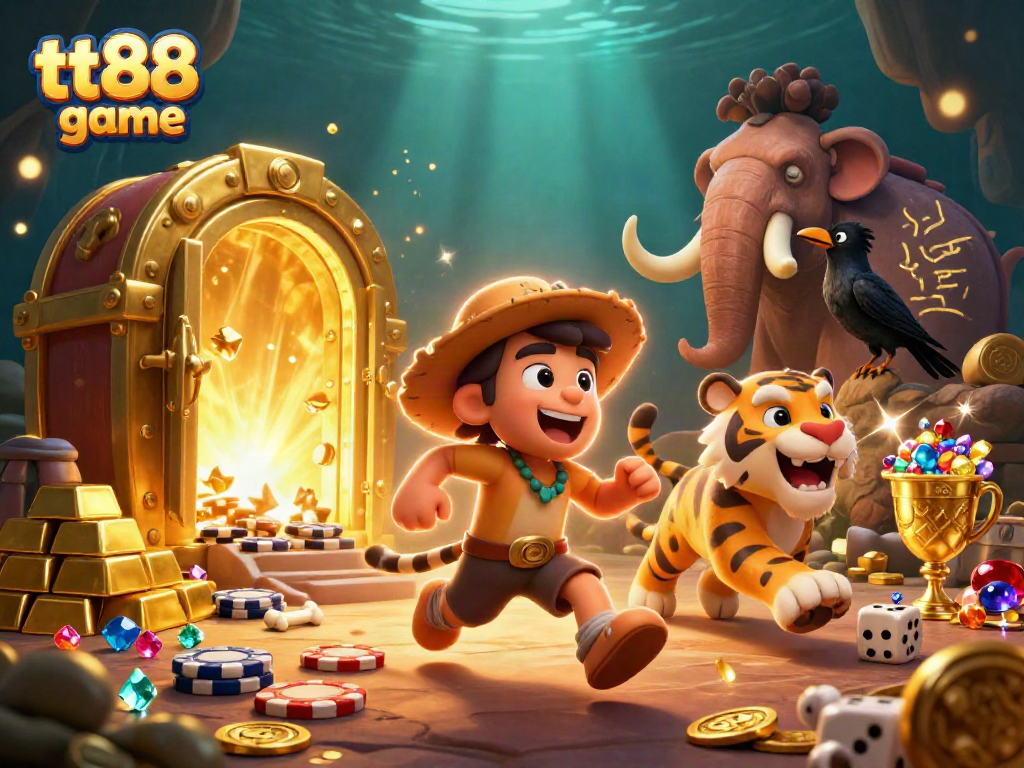Experience thrilling excitement with tt88 game in a prehistoric casino adventure.
