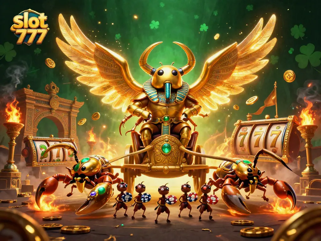 Mainkan slot 777 dengan visual menarik di kasino virtual, menampilkan simbol keberuntungan.