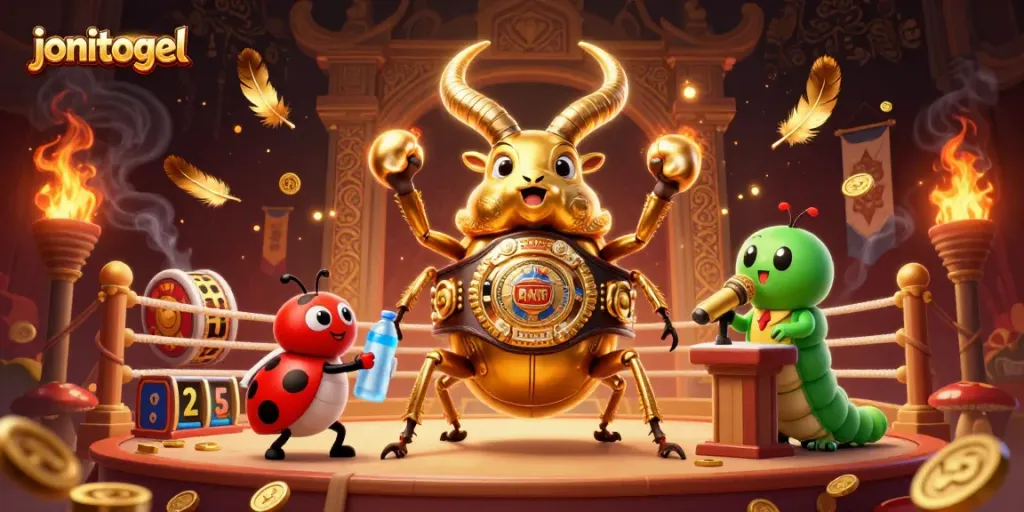 Engage in the thrilling world of jonitogel while featuring vibrant gaming elements and dynamic character action.