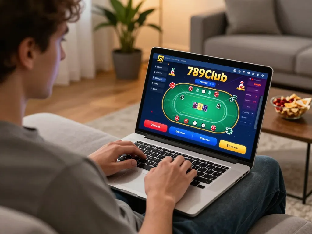 Engage in exciting poker gameplay at 789club from the comfort of home