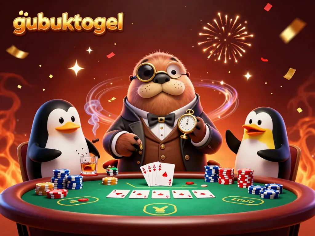 Rasakan sensasi bermain di gubuktogel dengan walrus dan dealer penguin di poker bawah laut.