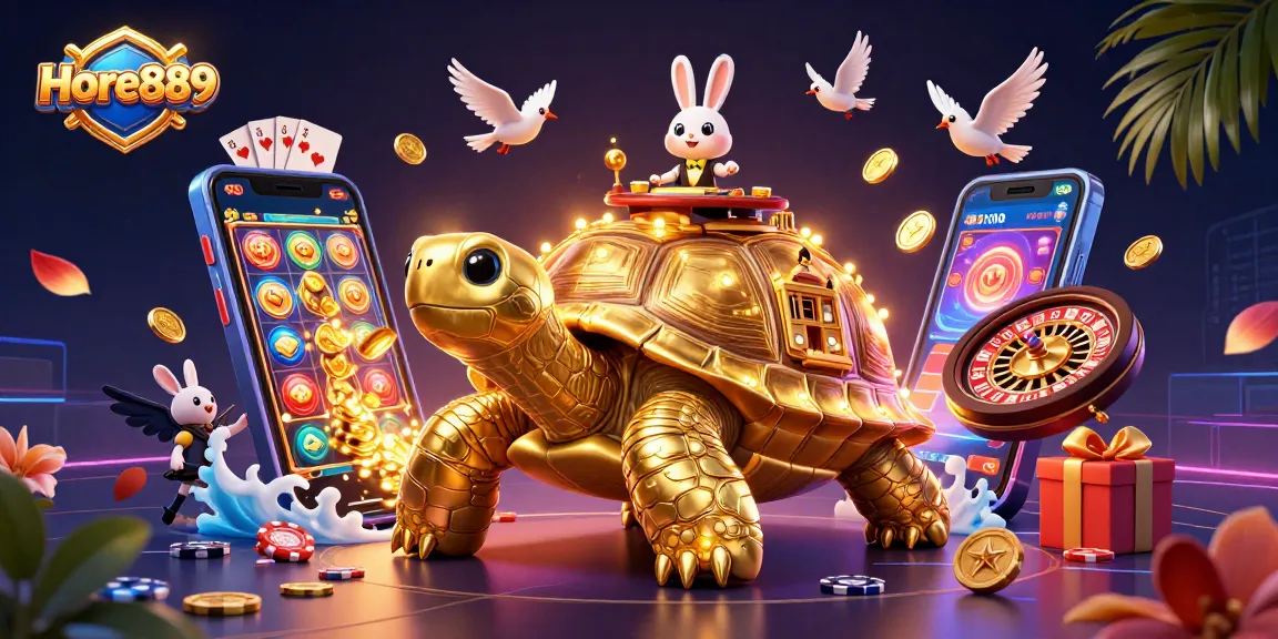 Experience the thrill of winnings at Hore889 with the vibrant casino world of slots and games.