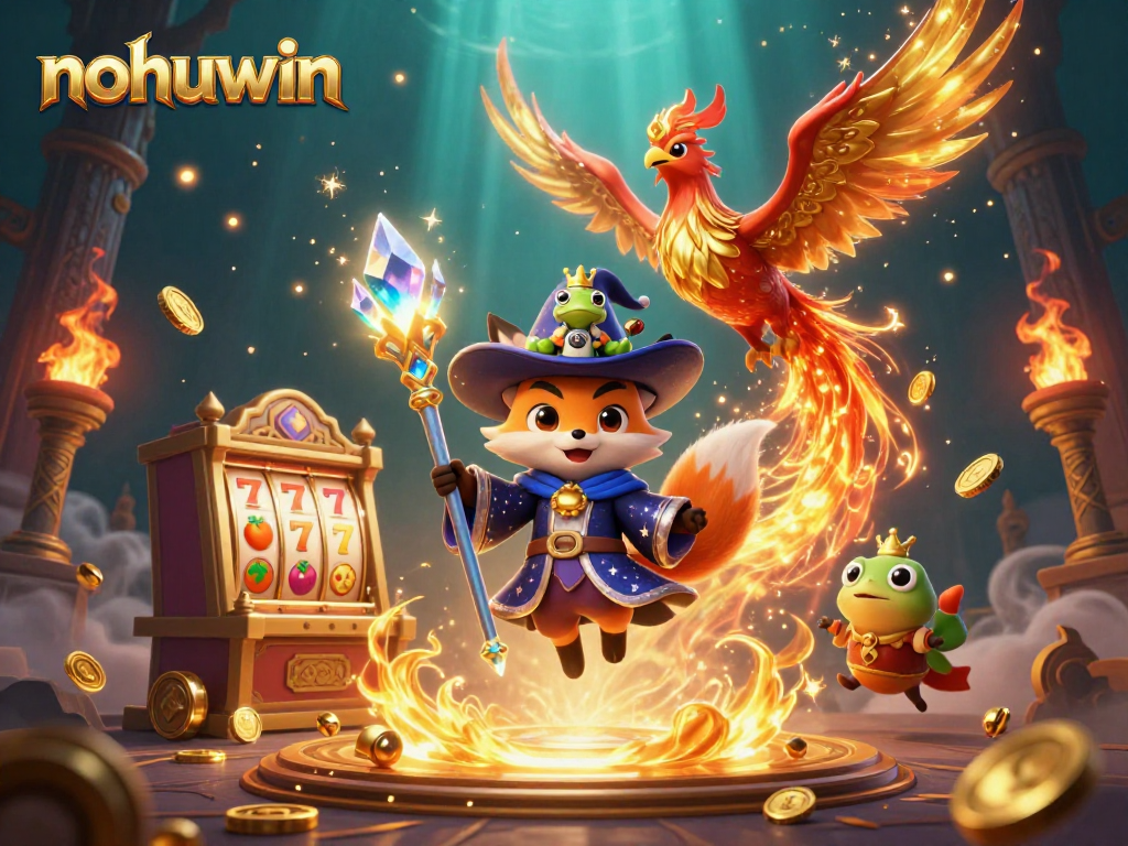 Experience thrilling gameplay at nohuwin with our mystical wizard fox, phoenix, and dynamic slots.