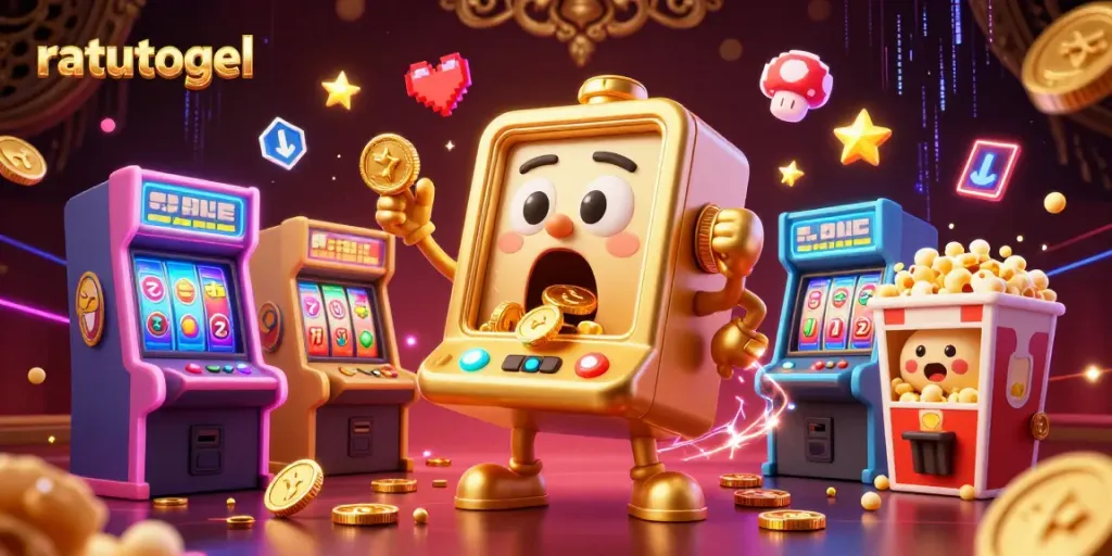 Experience ratutogel with dynamic animation of jackpot wins and colorful casino elements enhancing your gaming excitement.