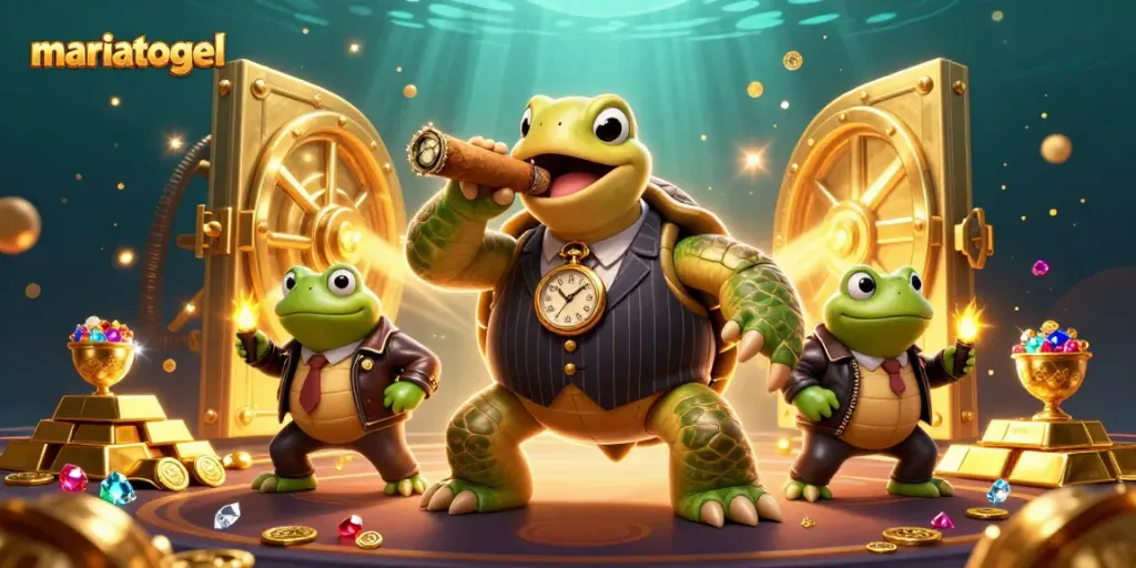 Engage in winning strategies with mariatogel's dynamic and vibrant gaming illustration.