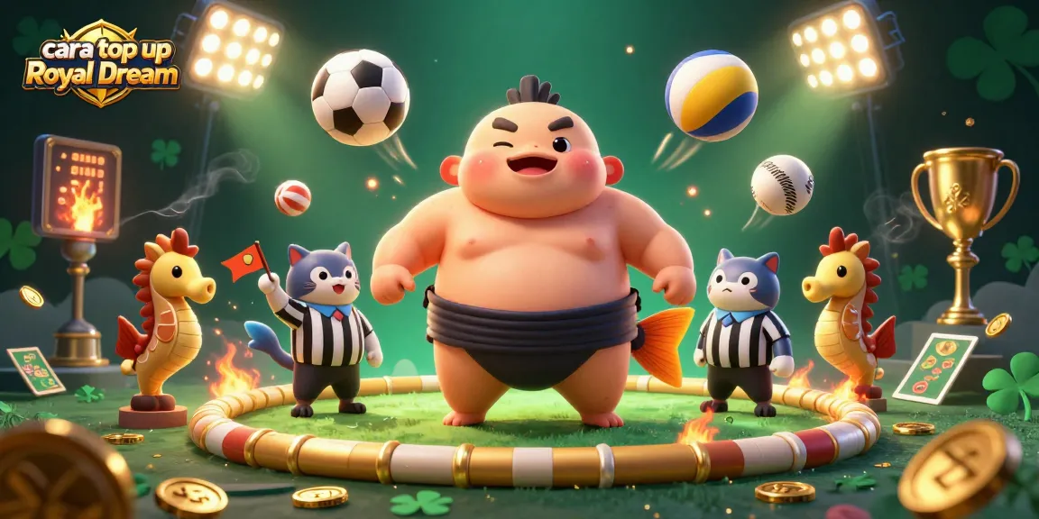 Engage in cara top up Royal Dream with vibrant casino-themed characters and dynamic gaming elements.