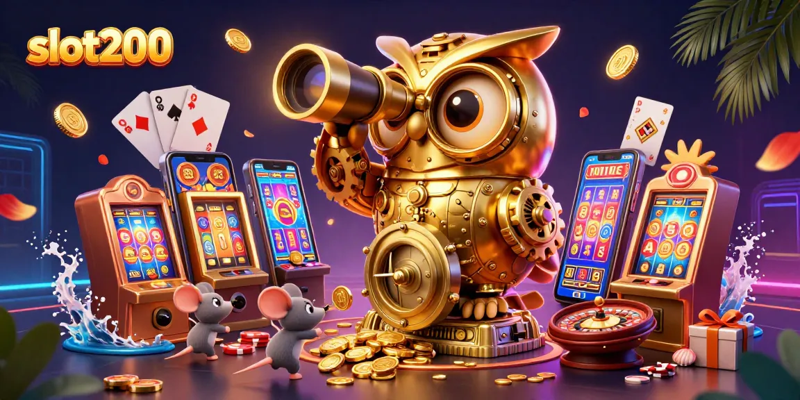 Menangkan beragam permainan slot di slot200 dengan ilustrasi kasino yang menarik dan dinamis.