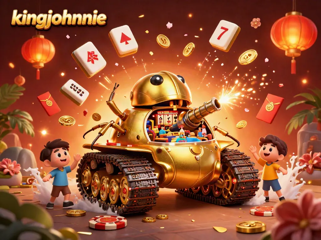 Experience the thrilling atmosphere of kingjohnnie's online casino with vibrant gaming elements and energetic visuals.
