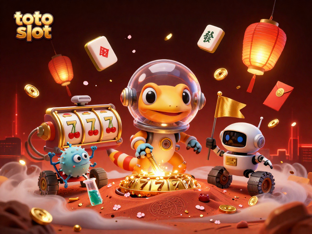 Menangkan jackpot dengan toto slot di kasino luar angkasa yang dijelajahi kadal Mars