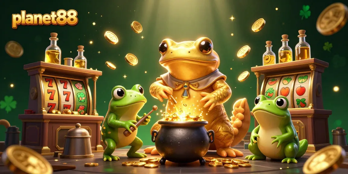 Win big with planet88 at thrilling slot games featuring golden alchemists and vibrant reels.