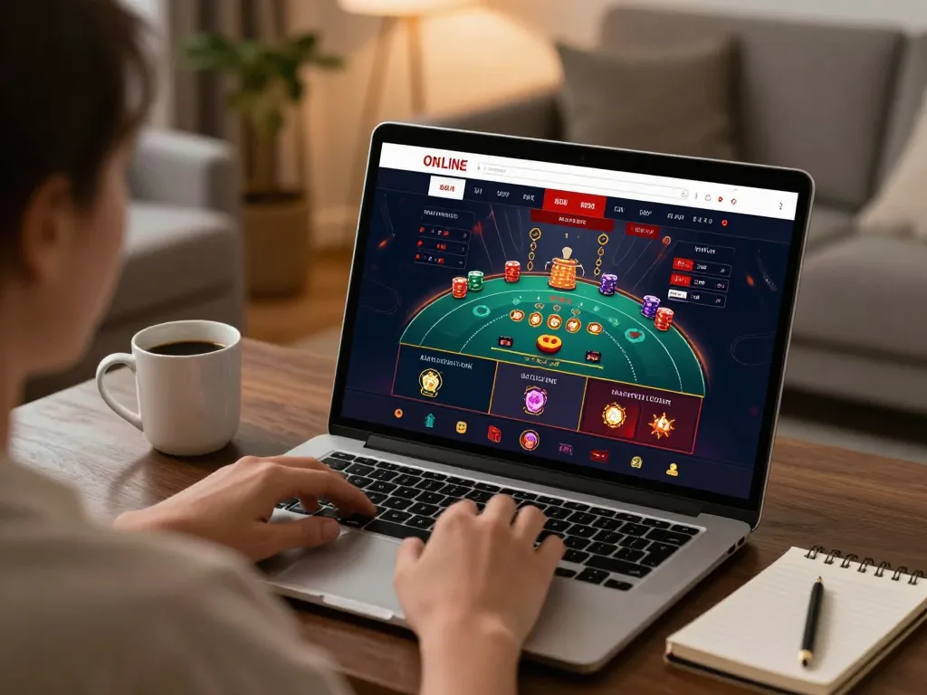 Engage in strategic online gameplay with King88 in a cozy home environment.
