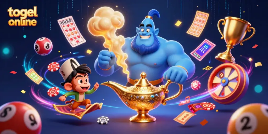 Memenangkan permainan togel online dengan keberuntungan dari HARGATOTO dan Genie