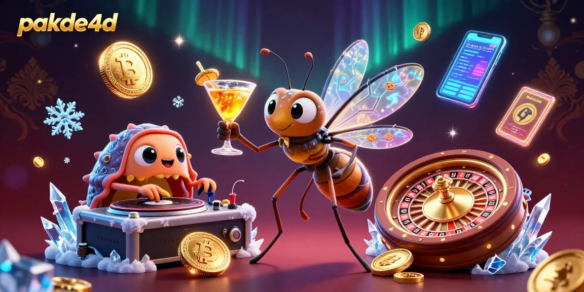 Experience thrilling gameplay at pakde4d with vibrant characters and dynamic cryptocurrency elements.