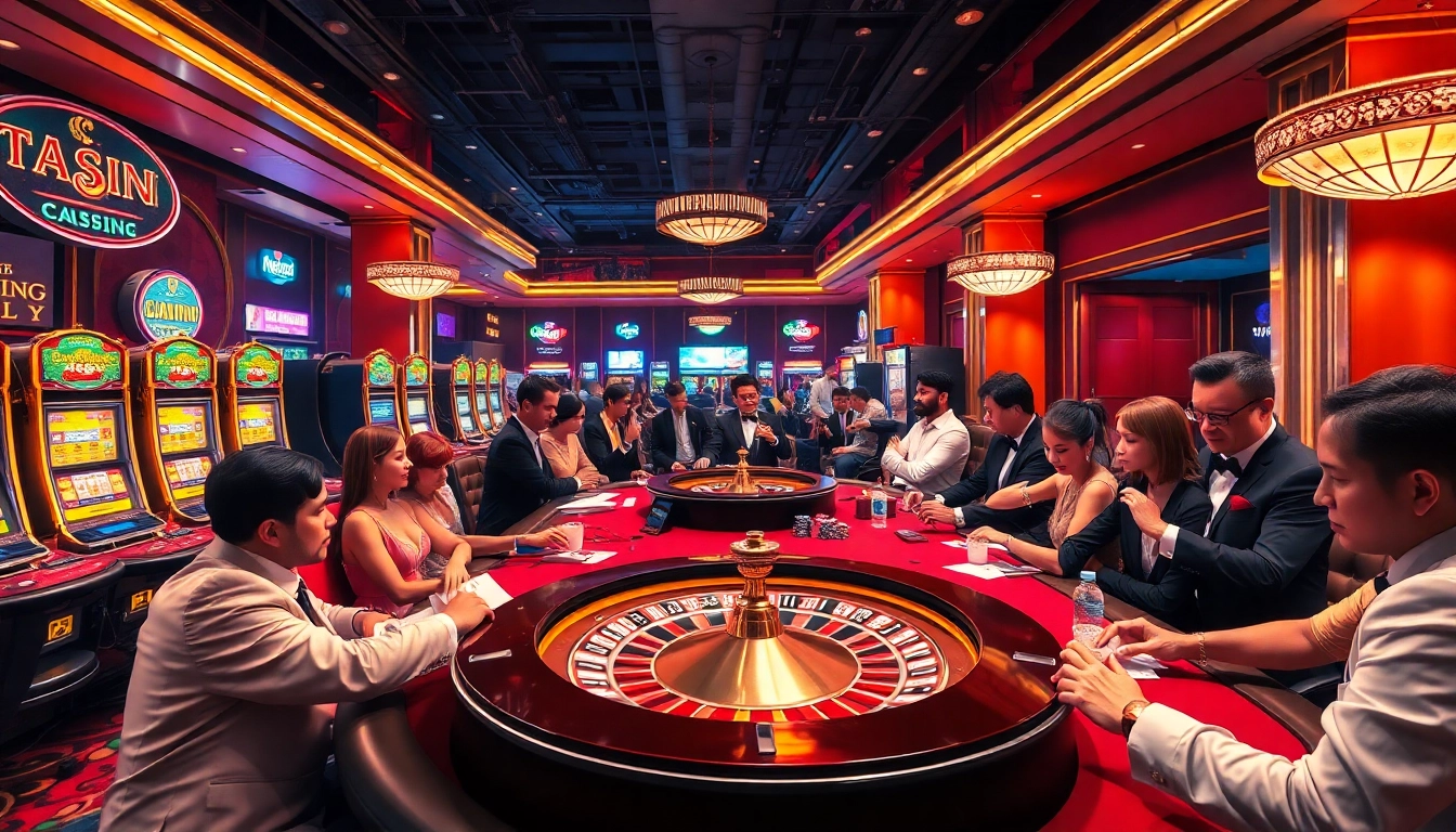 Experience high-stakes excitement at https://na777unduh.com with professional dealers and vibrant gambling activities.