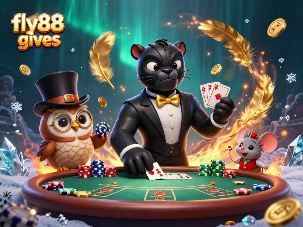 Experience thrilling poker action with fly88 gives in an exciting casino illustration.