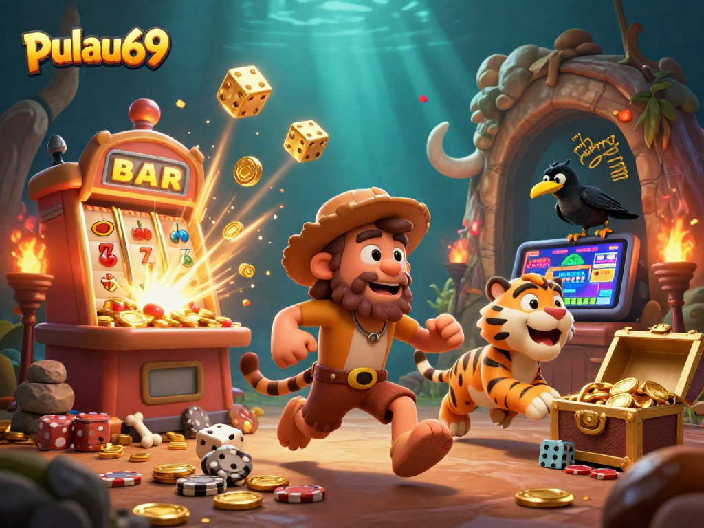 Experience the excitement of pulau69 with a prehistoric casino adventure featuring dynamic 3D characters and games.